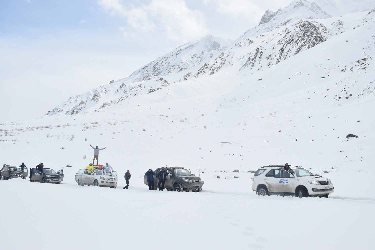 Freezing Drive around Kaza